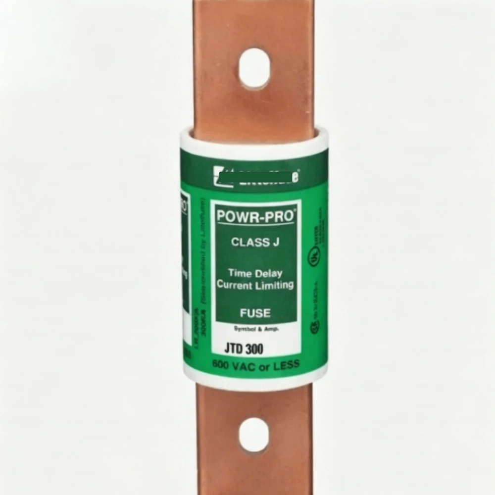 1PCS OEM JTD‑300 Class J Time‑Delay Fuse 300A 600VAC Current‑Limiting Industrial Fuse for Motor PLC Protection