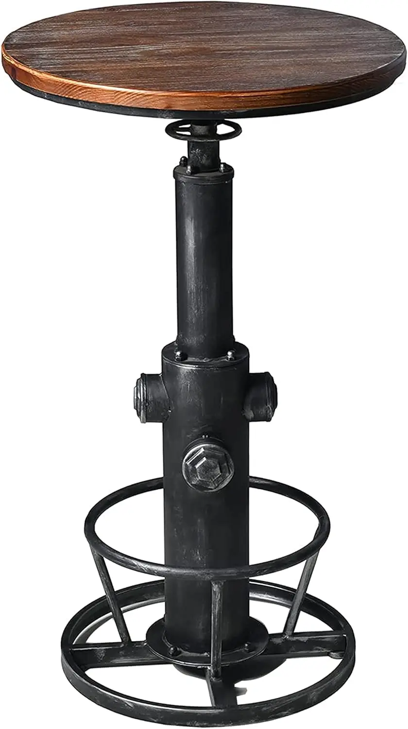 Lokkhan-Bar Mesa Set with Backless Stools for Pub, Cozinha, Jantar, Living, Festa, Bistrô, 2, 3 PCs, 38, 6-48, 4 polegadas, 24-30 polegadas