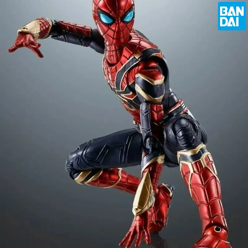 

Bandai SHF Marvel Heroes No Return 3, железный Человек-Паук, маленькие глазки-пауки, голландская игрушка для брата, подарок на складе