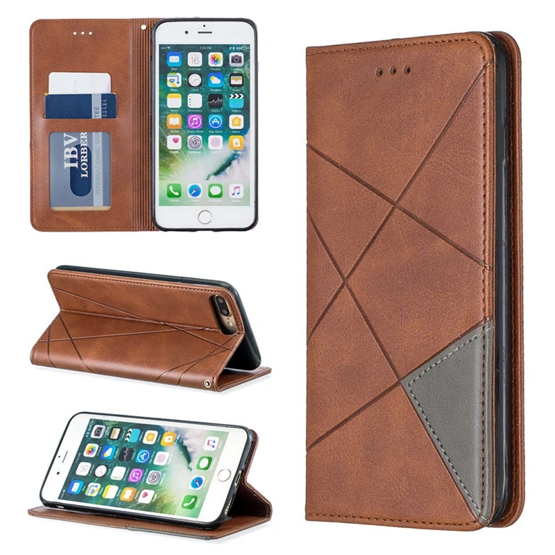 

10x For iPhone 12 11 Pro Max Mini Magnetic Flip Wallet Cases For iPhone 12 Pro XS Max XR X 6 7 8 Plus SE PU Leather Phone Case