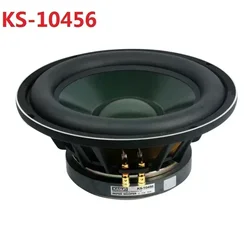 1 Piece Kasun KS-10456 10'' Subwoofer Speaker Massive Rubber Suspension Dark Green PP Cone 8ohm/250W Fs=32Hz Panel OD=260mm