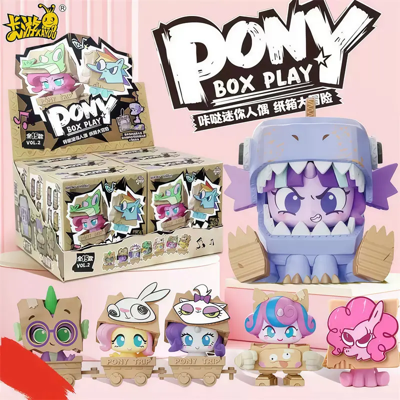 Kayou My Little Pony Engel ‌ Rarity Gummy Rainbow Dash Tank Fancy Pony Serie Anime-Figur Bausatz Spielzeug Überraschungsbox Geburtstagsgeschenk – Detail 8