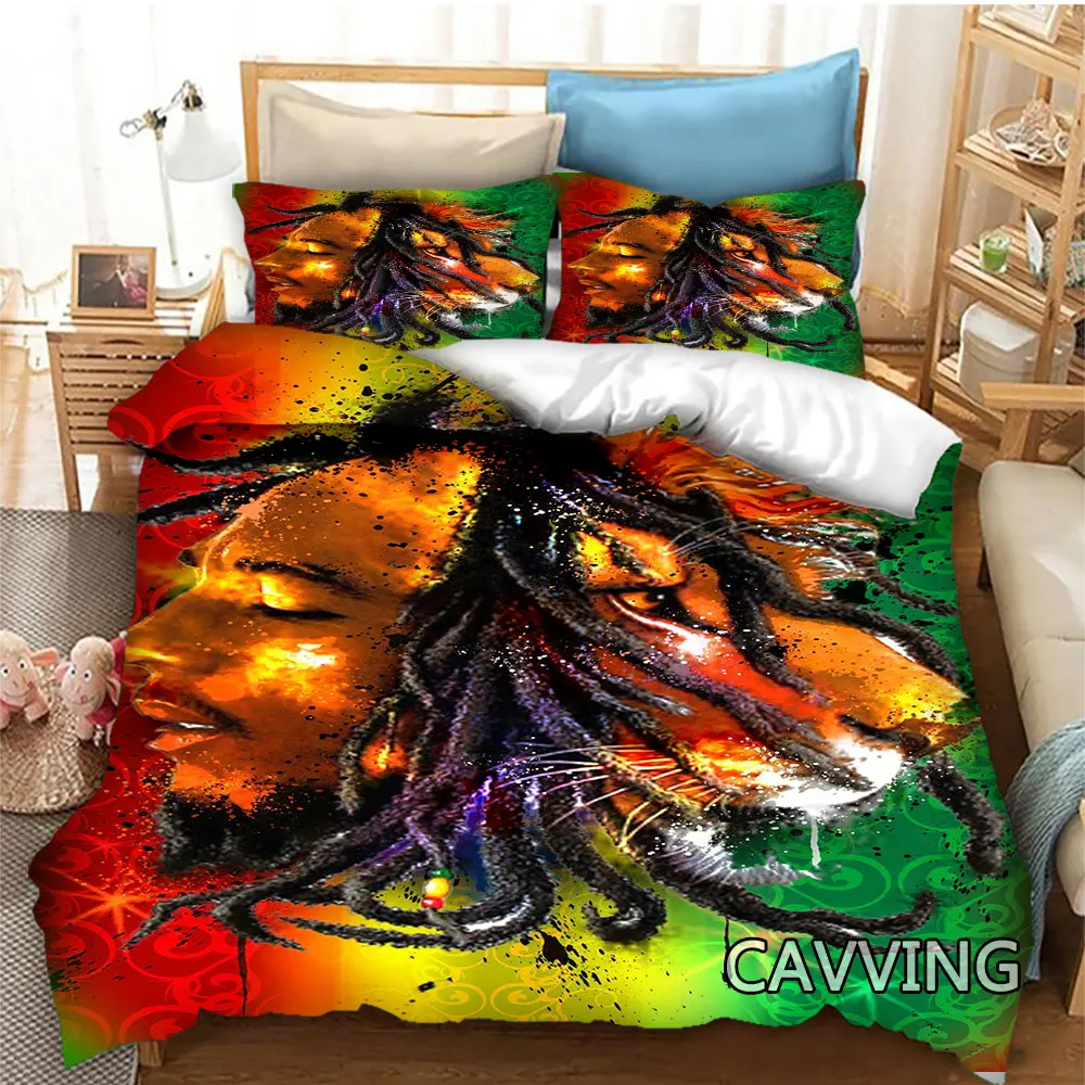 

Bob Marley 3D Printed Bedding Set Duvet Covers & Pillow Cases Comforter Quilt Cover (US/EU/AU Sizes) Home Textile H01