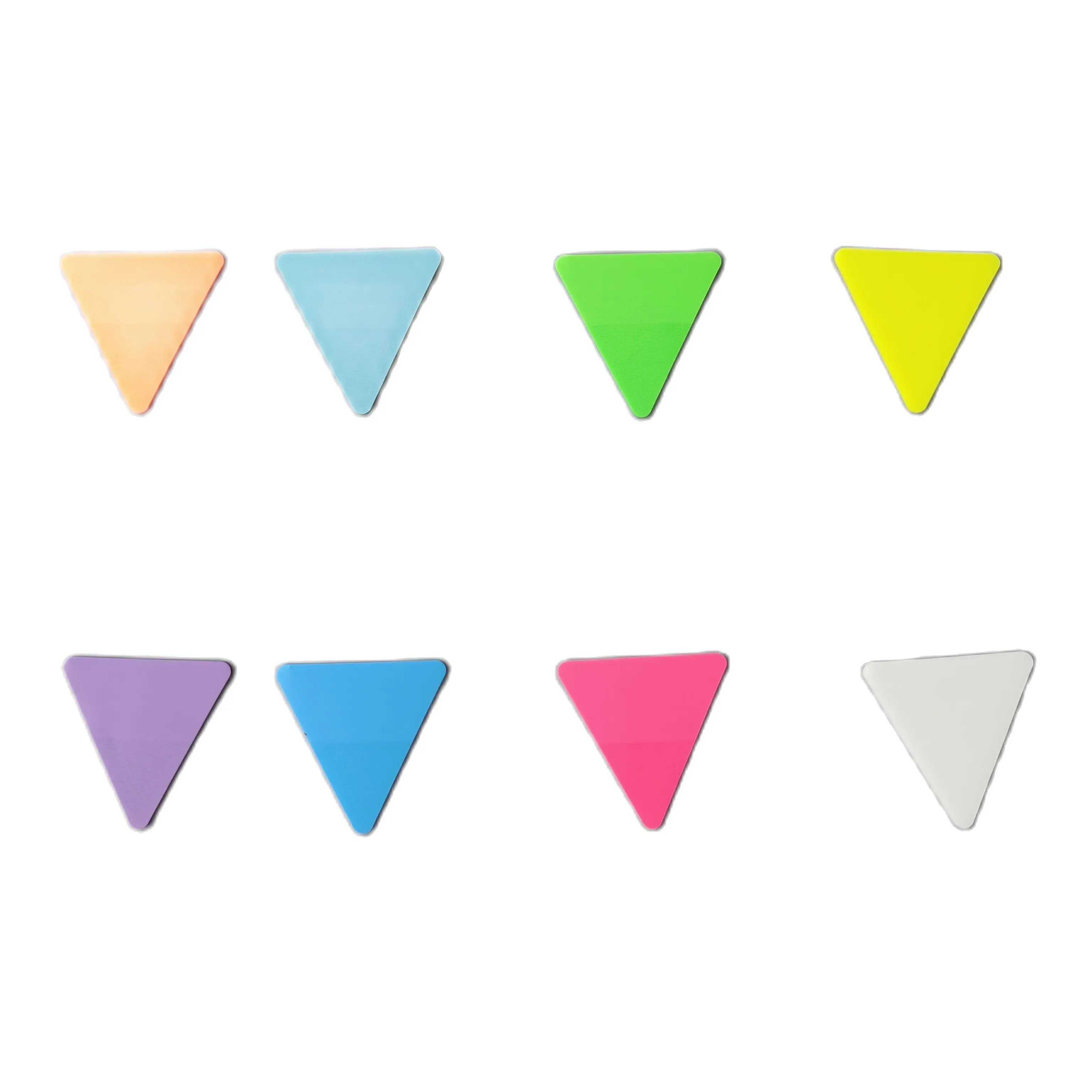 160 Sheets 8Colors Transparent Sticky Notes Scrapes Stickers Note Pads Paper Clear Notepad School Stationery Office Supplies