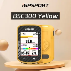 IGPSPORT BSC300 Computador de bicicleta Ciclismo Mapa global Navegação GPS sem fio Computador de ciclismo ANT + Strava Sincronização de dados