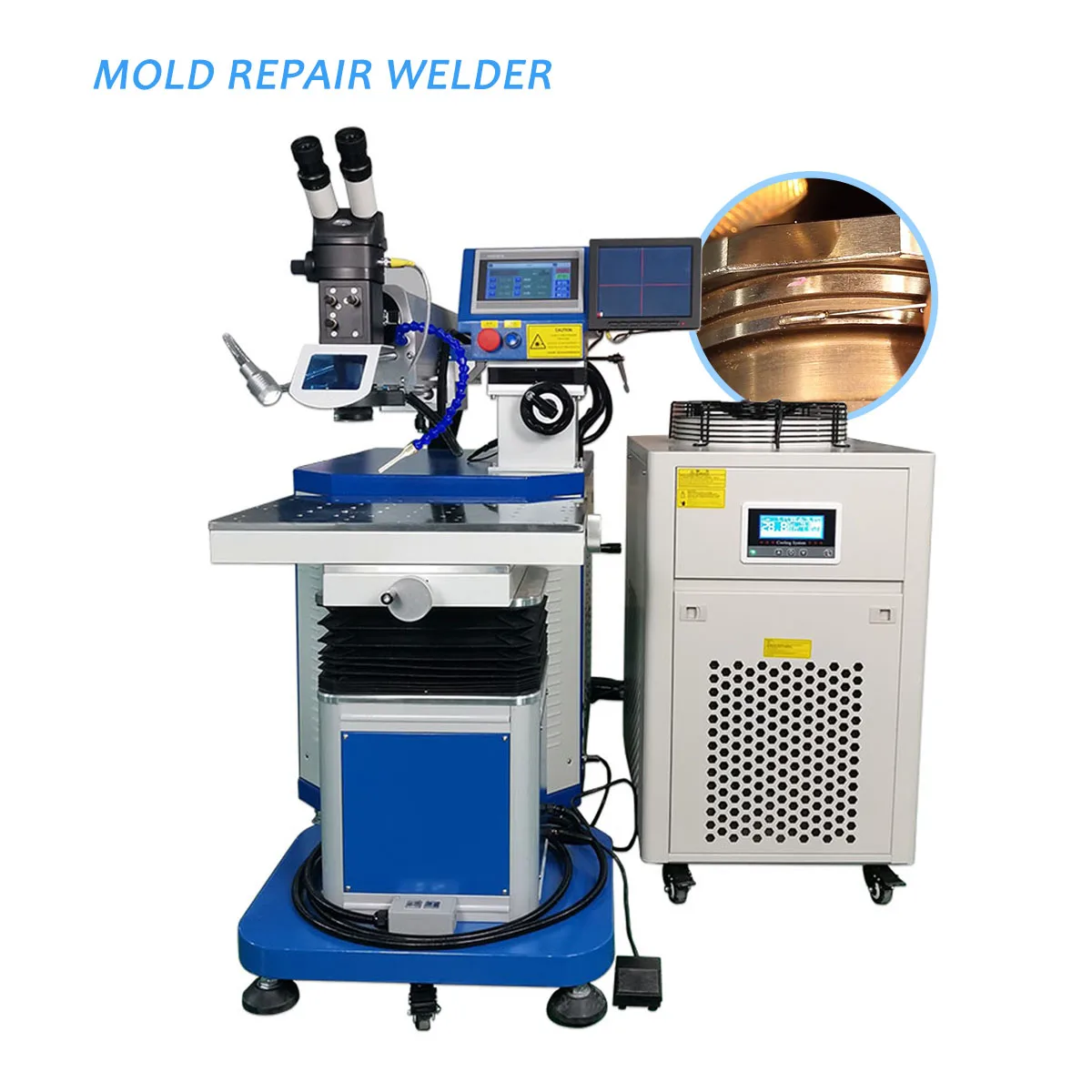 200W/300W/400W YAG Laser Welder for Mold Repair