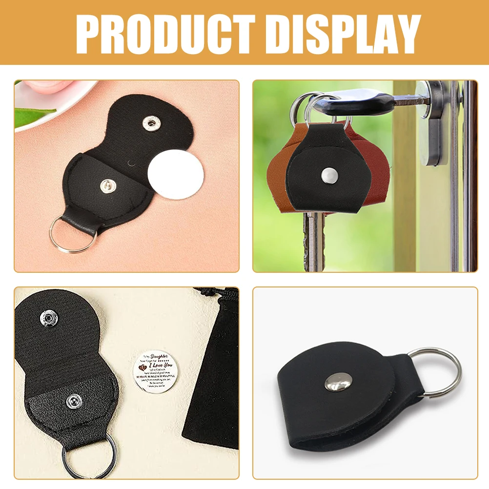 

6 Pcs Guitar Plectrum Holder Pick Storage Case Picks Bag Holders Clip Keychain Accessories
