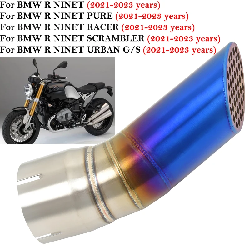 Slip-On For BMW R nineT Pure Racer Scrambler Urban G/S nine T 2021 2022 2023 Motorcycle GP Exhaust Esccape Modify 60mm Muffler