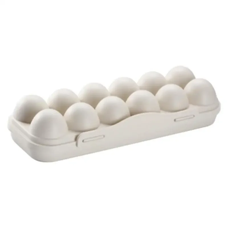 12grid 18 Grid Egg Carton Storage Box New Anti-collision And Broken Egg Storage Box With Lid Snap-in Stackable