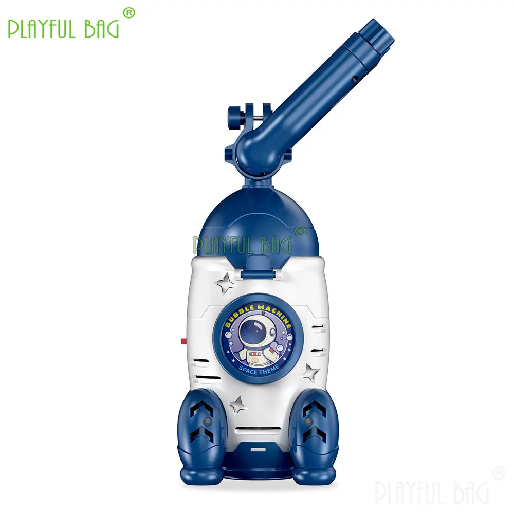 آلة فقاعة الصواريخ منفاخ كهربائي أوتوماتيكي مع أضواء LED منفاخ فقاعات للدراجات النارية والدراجة الذيل جبل لعبة هدية VG245 #6