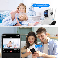 Wifi IP Outdoor Wireless Security Surveillance PTZ Camera 4X Zoom Cameras AI Human Tracking Two-way Audio HD Night Color Cam