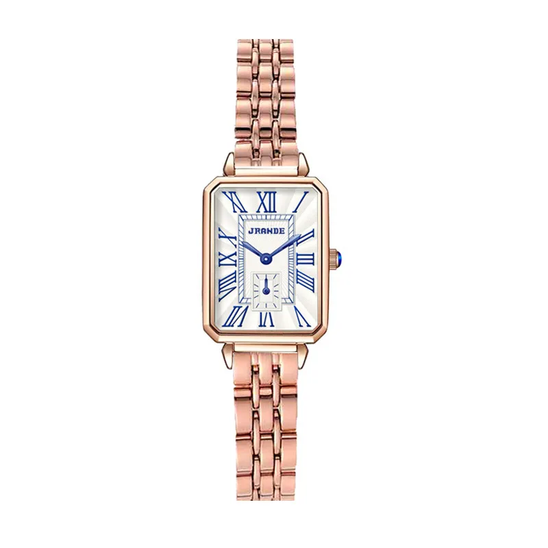 

Women'S Minimalist, Stylish, And Elegant Square-Shaped Women'S Watch With A Retro And Artistic Design, Perfect For Students.