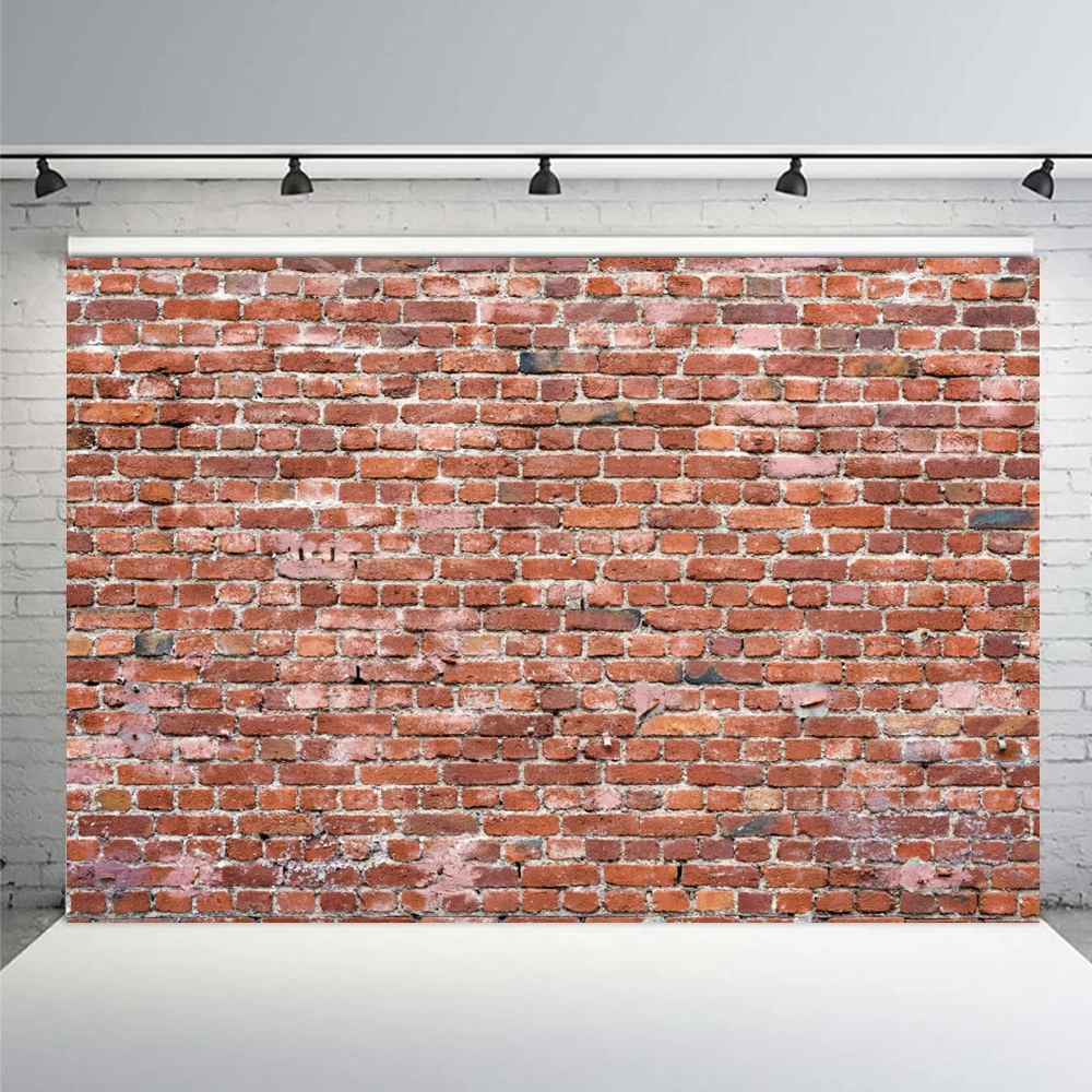 Grunge Brick Wall Photography Backdrop Wedding Birthday Party Decor Newborn Baby Adult Portrait Photo Background Studio Props