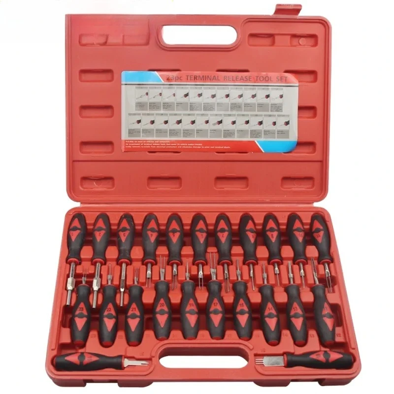 

UTMALL 23pcs Universal Terminal Release Removal Tool Set Automotive Wiring Connector Crimp Pin Extractor For BMW Ford VW
