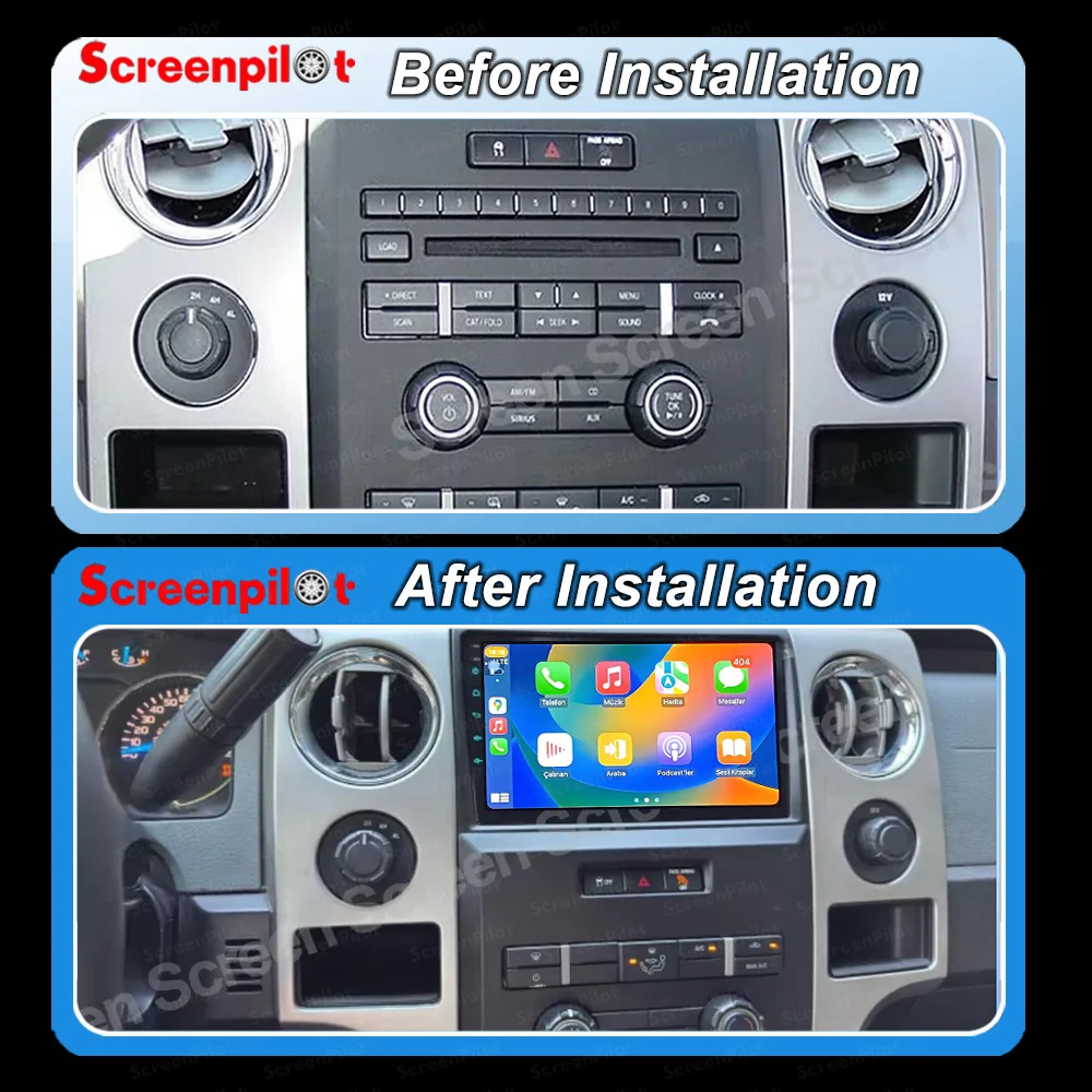 Android 16For Ford F150 P415 Raptor AT MT 2008 - 2014 Car Radio Multimedia GPS Navigation Auto 2din Carplay Touch Screen Stereo
