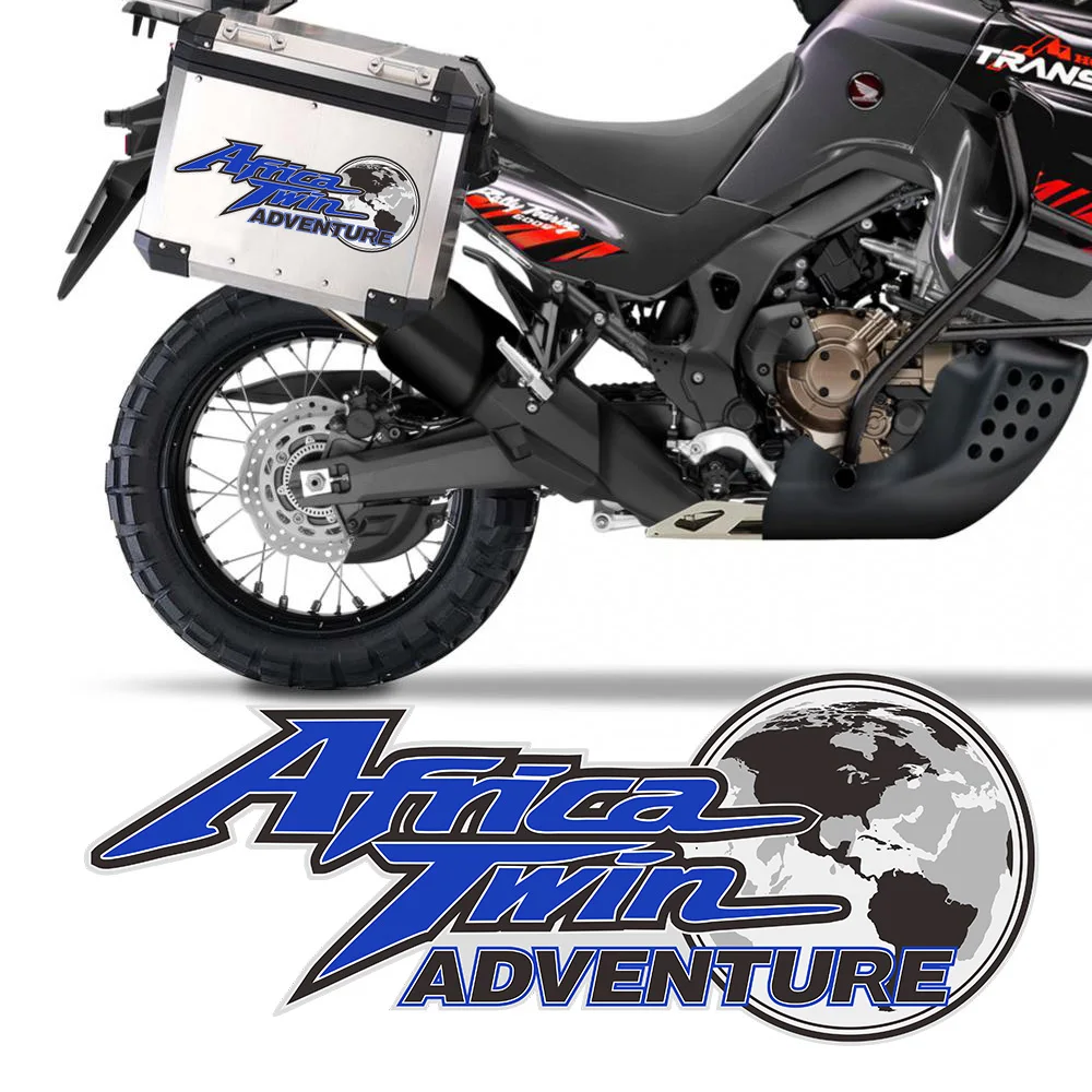 For Honda Africa Twin CRF1000L CRF 1000 1100 L CRF1100L Adventure Tank Pad Knee Stickers Trunk Panniers Luggage Aluminium 2019