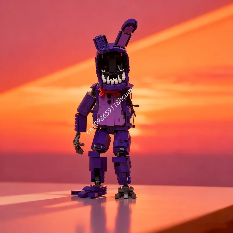 

920pcs MOC Withered Bonnie Gamesed Model Building Christmas Gifts Blocks Architecture Creative Education Brick Toys Birthday