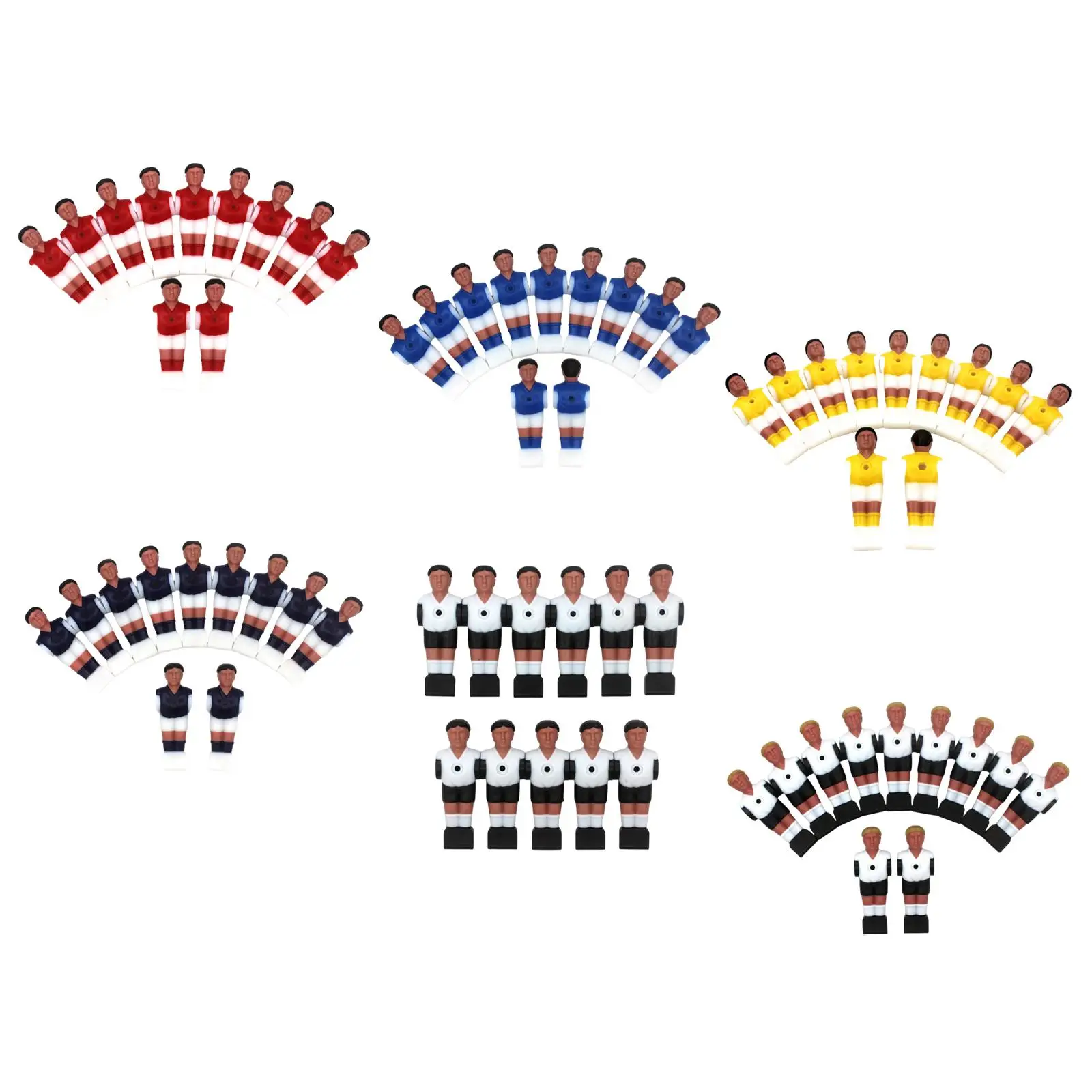 11x منضدية فووسبالل الرجال لاعب كرة القدم لوازم قضيب فووسبالل كرة القدم فووسبالل الرجال لعشاق كرة القدم في الأماكن المغلقة