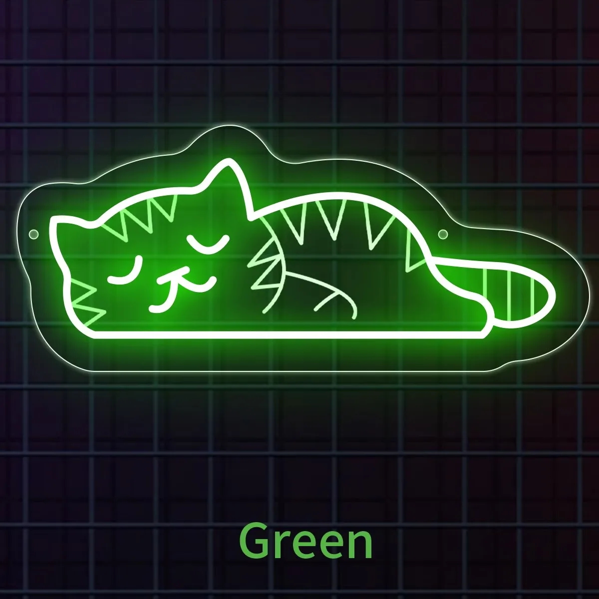 Sleeping Tabby Cat LED Neon Sign USB Powered Wall Decor For Bedroom Pet Shop Cafe Animal Wall Lamp