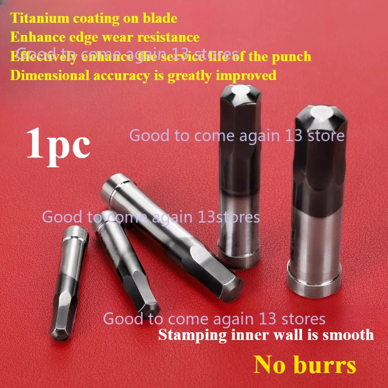 1pc Hexagon Socket Punch Cold Heading Punch Plum Blossom Needle Stretch Stick Cold Extrusion Hydraulic Press Tools