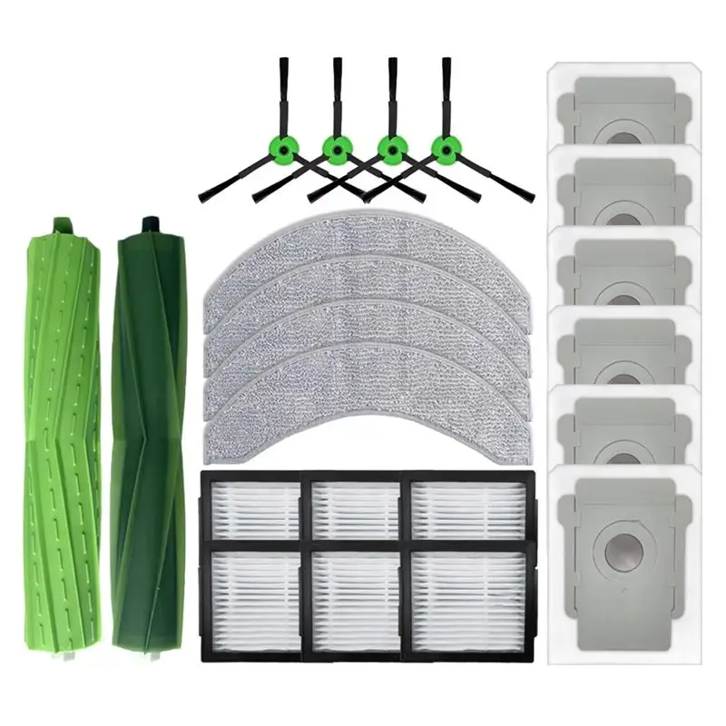 

A70Z Fafa】Replacement Parts For Irobot Roomba Combo 10 Max Robot Vacuum Accessories Main Brush Hepa Filter Mop Rag Dust Bag