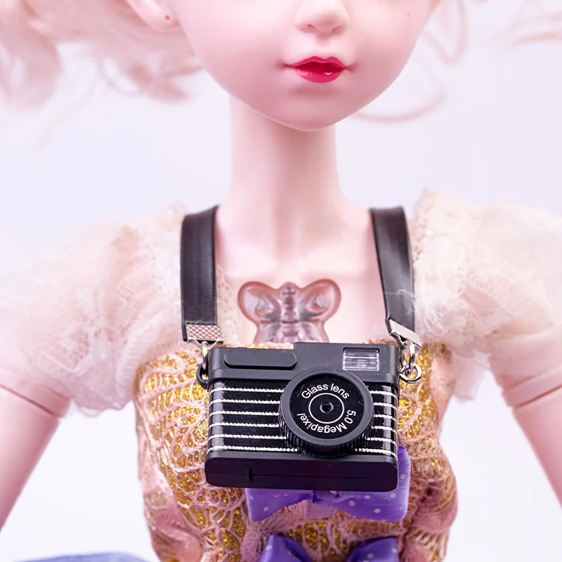 الصوت والضوء مقلد كاميرا رقمية الرجعية المرحلة قلادة، قلادة الشرير فلاش مجوهرات مفتاح هدايا عيد الهالوين #4