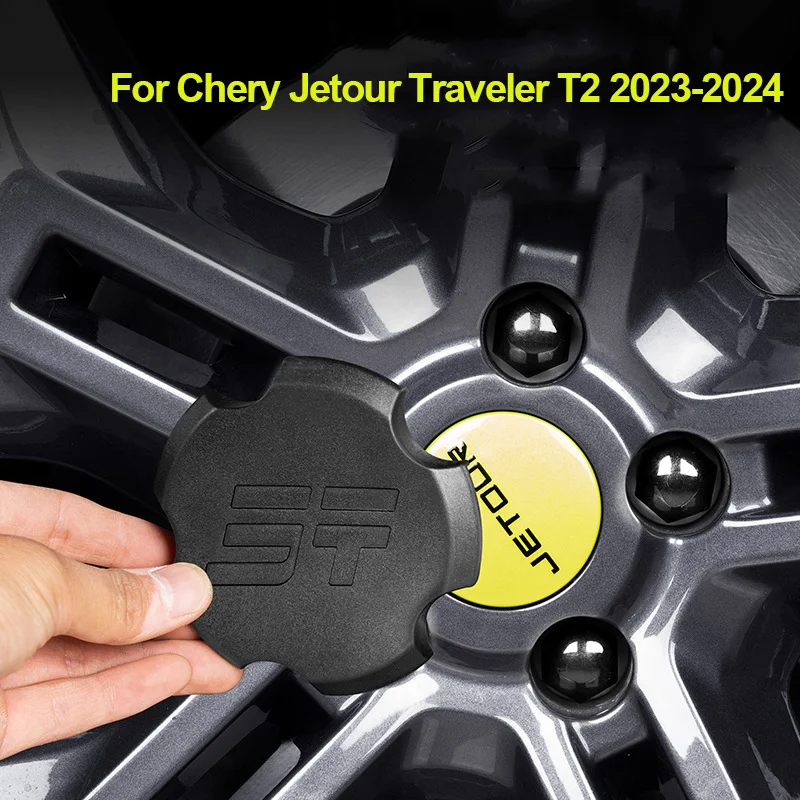 

for Chery Jetour Traveler T2 2024 2025 Car Wheel Hub Label Cover Patch Center Cover Wheel Hub Vehicle Label Patch Accessories