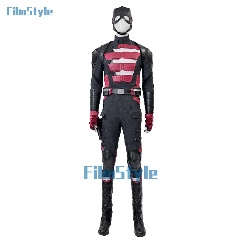 كابتن أمريكا تأثيري حلي Thunderbolts خارقة الولايات المتحدة وكيل الزي الرسمي الدعائم هالوين كرنفال حفلة مجموعة كاملة #5