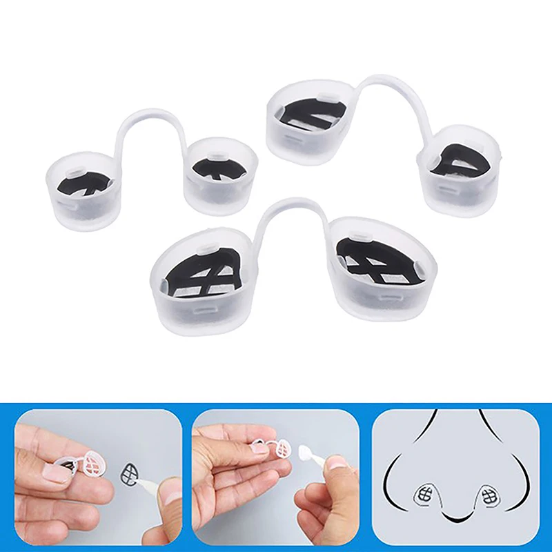 1Set Round Shape Comfortable Nose Invisible Nasal Filters Anti Air Pollution Pollen Allergy Mask Removable Nose Dust Filter