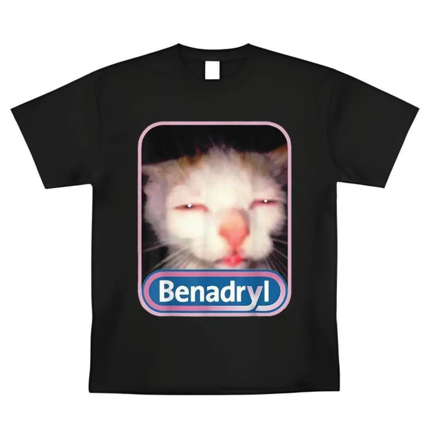 Vintage Benadryl Cat Meme Graphic Tee Funny Dank Shirt For Men And Women Unisex Tops Hoodies And Sweatshirts In Retro Style