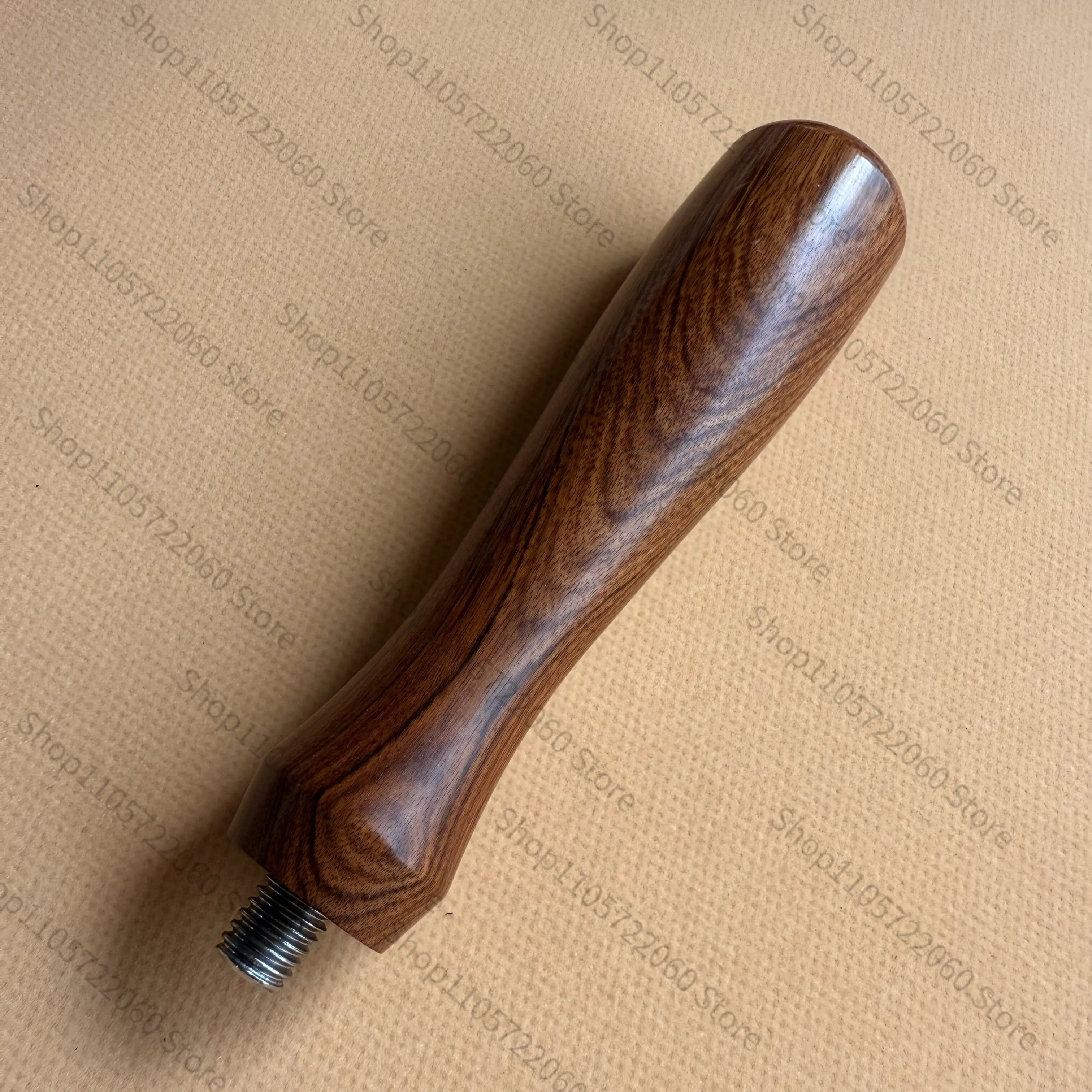 For Coffee Machine Extraction Handle M10 * 1.5 Hand Grip Handle Solid Wood Plastic Walnut Acid Wood Without Bottom
