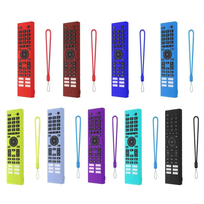 Funda de silicona para Control remoto Hisense ERF380, funda protectora a prueba de golpes para Control remoto de TV inteligente, 4K, voz