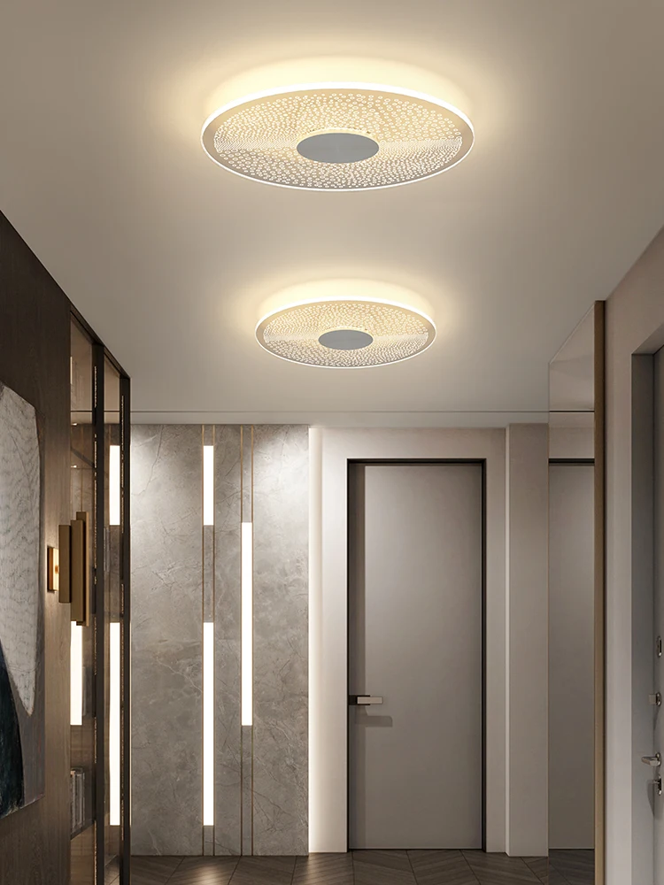 Balcony light, hallway light, hallway light, household entrance, cloakroom circular light, light luxury ceiling light