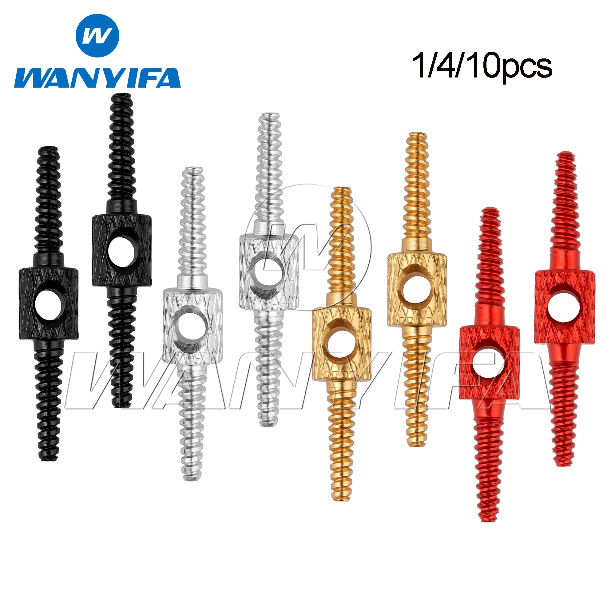 Wanyifa Aluminum Bike Internal Cable Routing Tool Bicycle Brake Shift Cable Housing Hydraulic Hose Routing Repair Adapter Kit