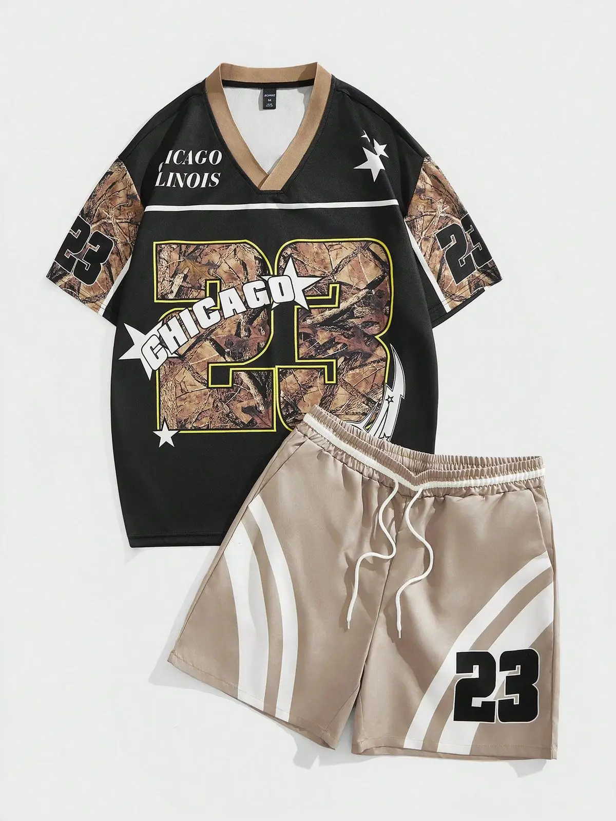 طقم جيرسي لكرة السلة، نمط ملابس الشارع مع ترميز الأرقام الرقمية، ملابس رياضية عصرية للرجال والنساء، كاجوال حضري #1