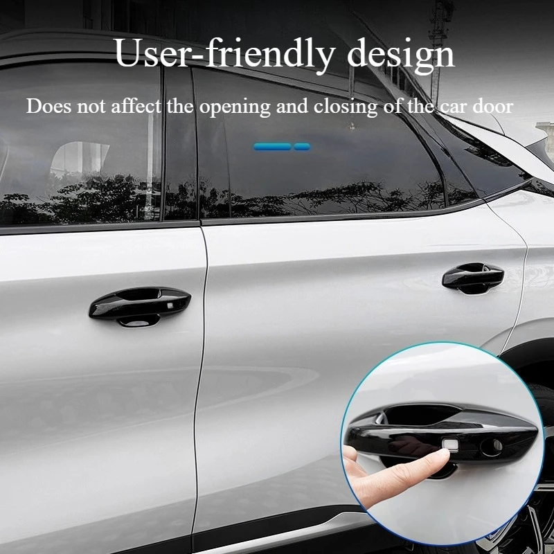 ل BYD Atto 3 Yuan Plus 2022-2025 مقبض الباب الخارجي للسيارة غطاء الصيد إطار حامي وعاء الباب