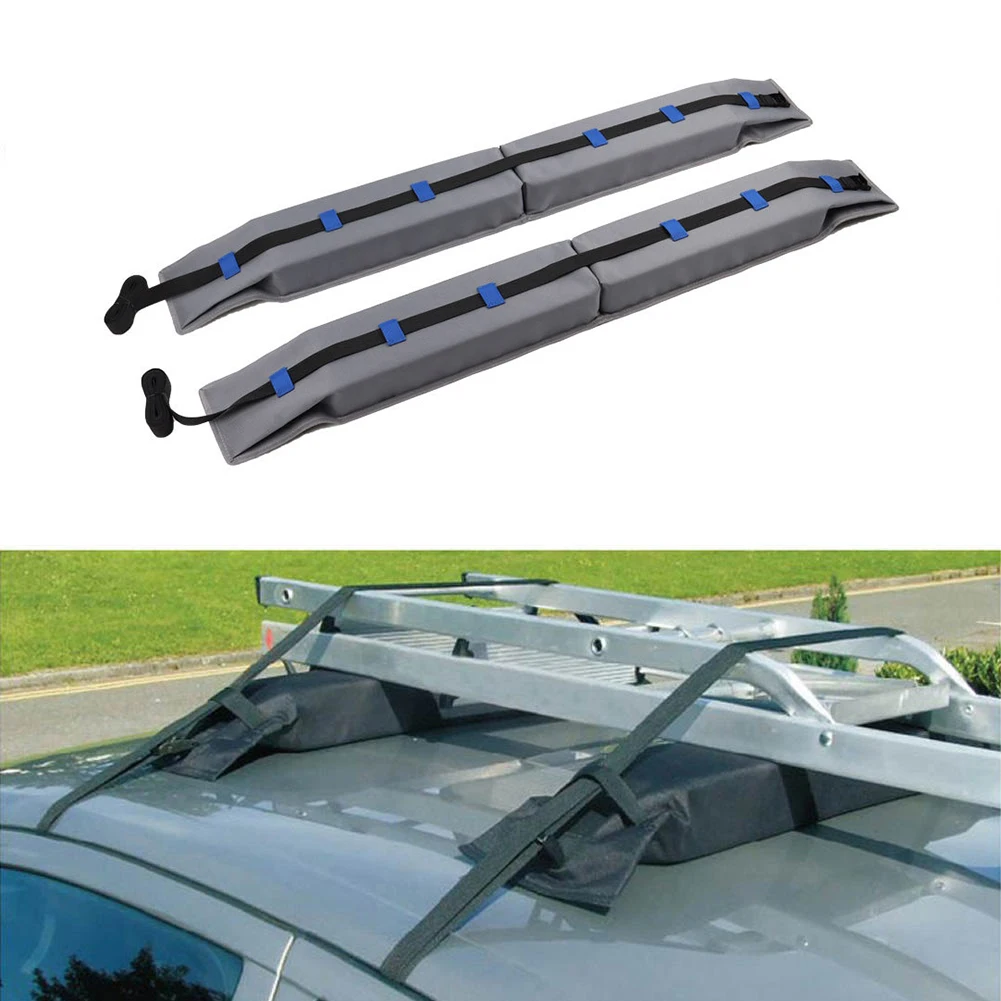 2Pcs Universal Foldable Car Roof Racks Top Luggage Carrier Rack Carry Load Baggage Car Surf Kayak Long Roof Rack