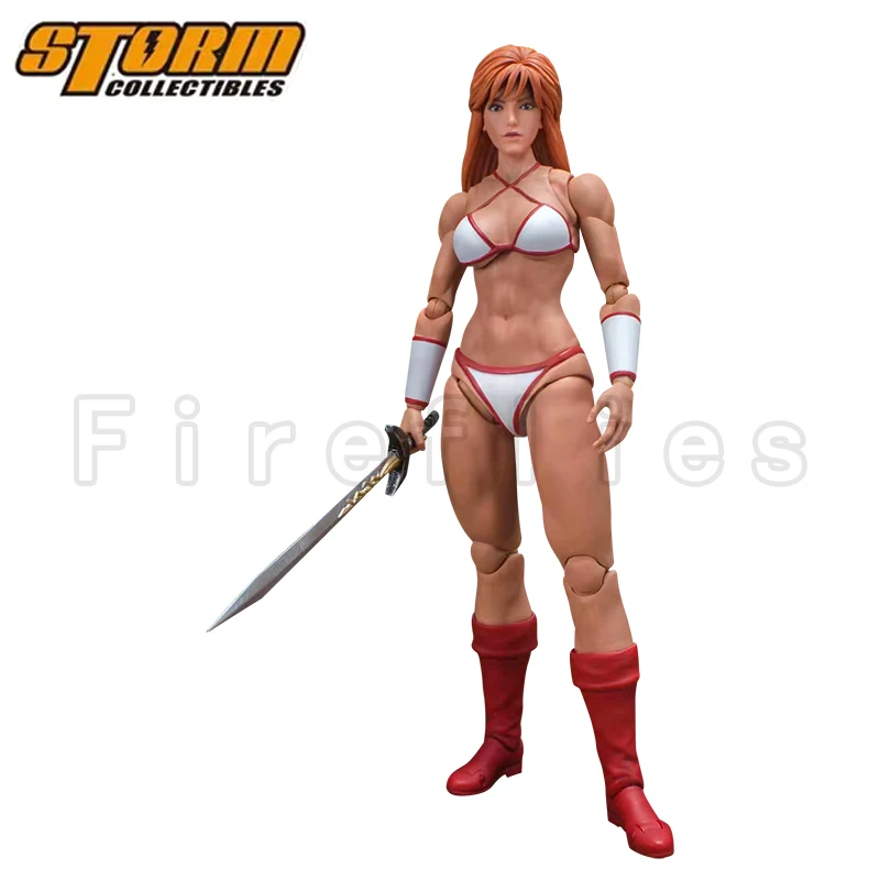 1/12 7inches Storm Toys Storm Collectibles Action Figure Golden Axe Tyris Flare & Blue Dragon Anime Model For Gift Free Shipping