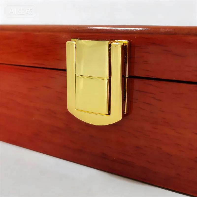 High-End Piano-Varnished Wooden Jewelry Storage Box Ring Earring Cufflink Display Collection Accessories Case