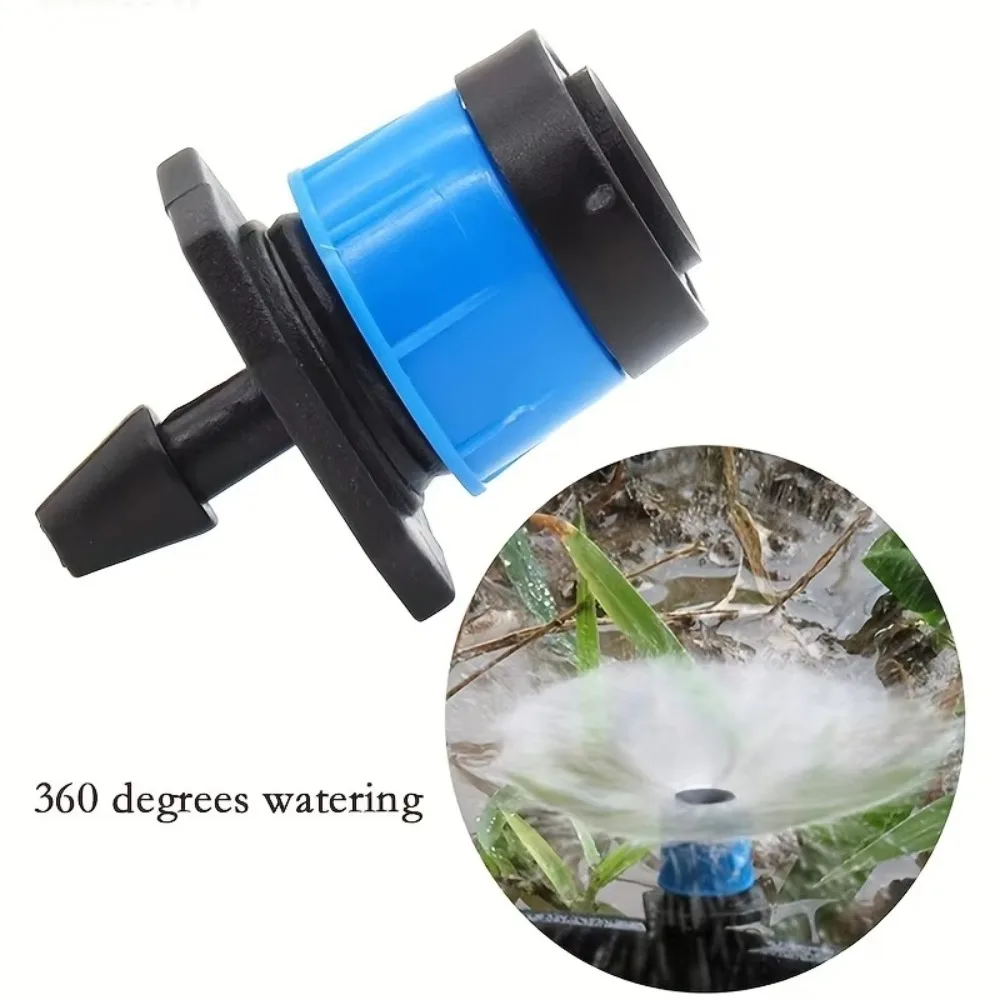 50PCS New 360 Degre Water Dropper Head Garden Watering Adjustable Irrigation Drippers Irrigation Adjustable Sprinklers