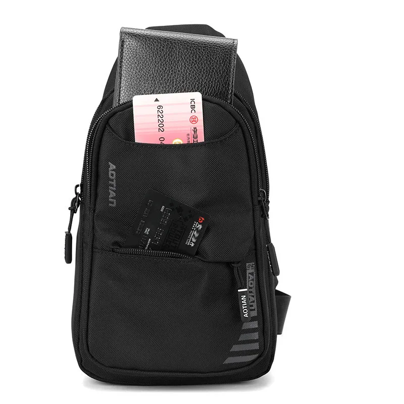 Sling Bags for Men Large Capacity Man Chest Pack Casual Travel Unisex Crossbody Bags Storage Shoulder Bag Student Backpacks