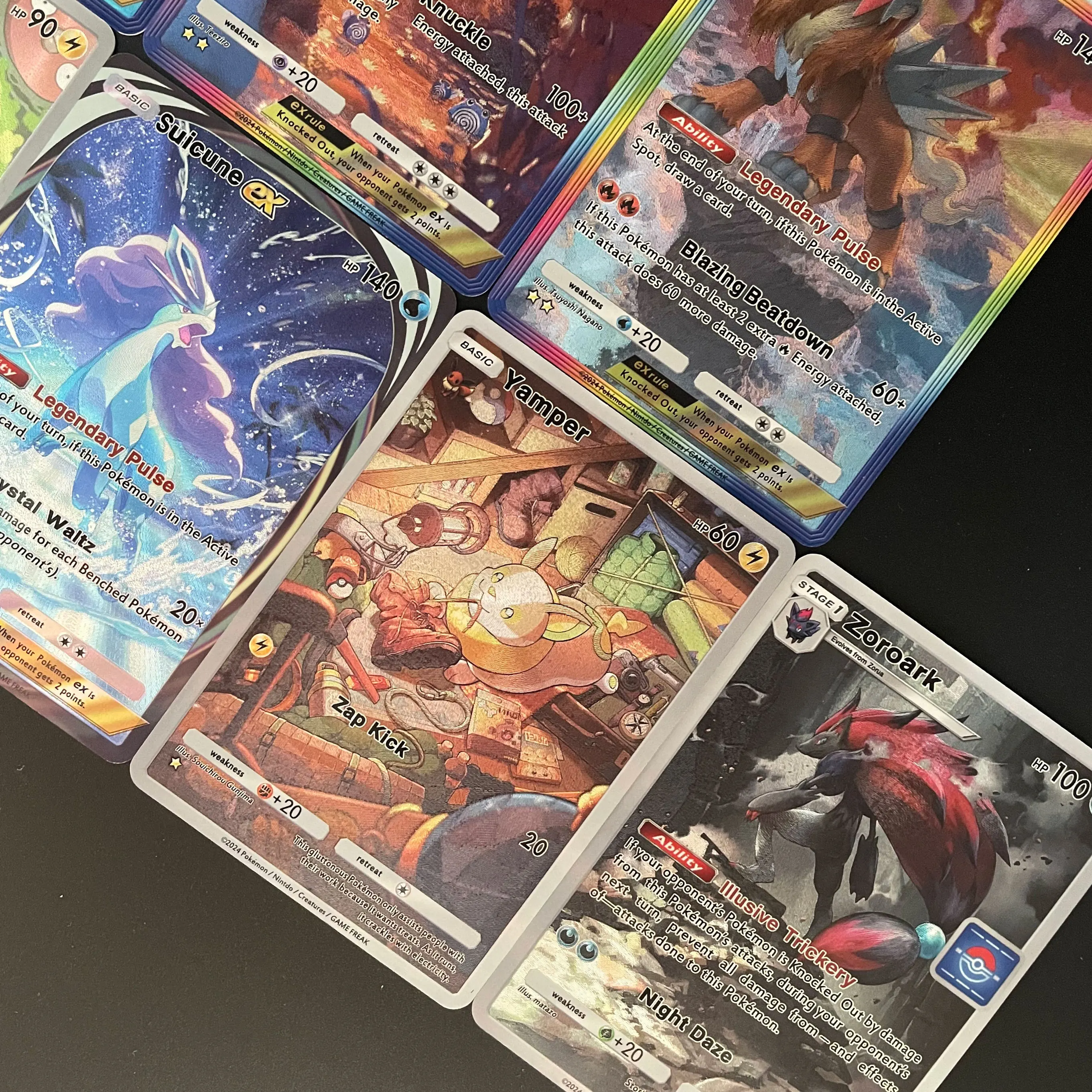 Diy Ptcg Pocket The 25Th Installment Pikachu Crawdaunt Eevee Slurpuff Textured Rough Flash Rough Color Flash Collection Card