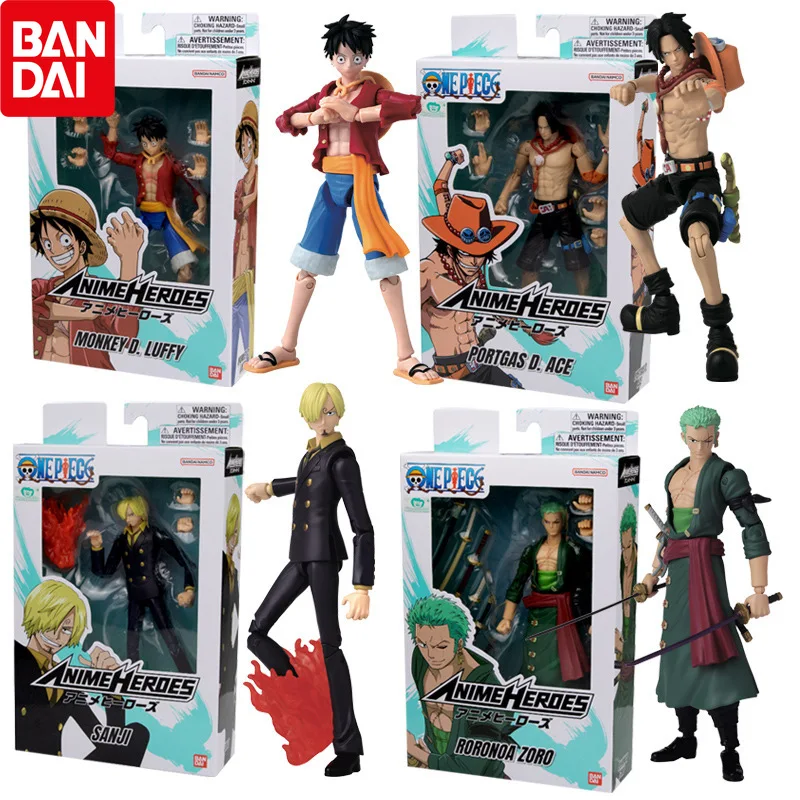 Bandai Shfiguarts Naruto Action Figures: Lufei, Zoro, Aishan Zhi Movable Model Decorate Toys Gift