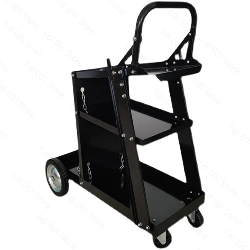 Welding machine tool car gas shielded welding trolley multi-functional storage rack auto repair two welding maintenance mobile