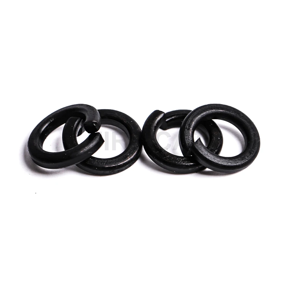 420 to 1000 Metric Spring Lock Washers Assortment Kit M2 M2.5 M3 M4 M5 M6 M8 M10 M12 8.8 Grade Black Carbon Steel for Bolt Screw