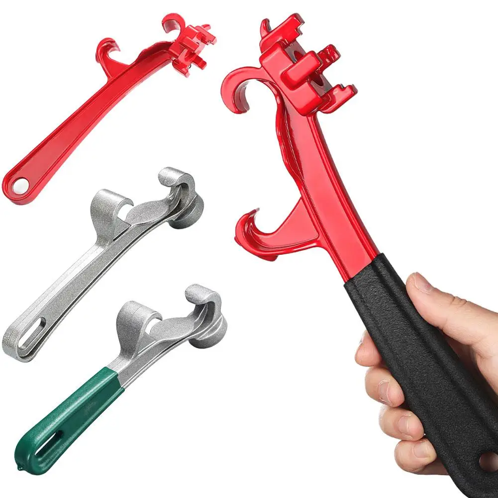 Multifunctional Metal Paint Bucket Wrench  Barrel Lid Opener Tool Labor-Saving Can Opener for Metal Buckets