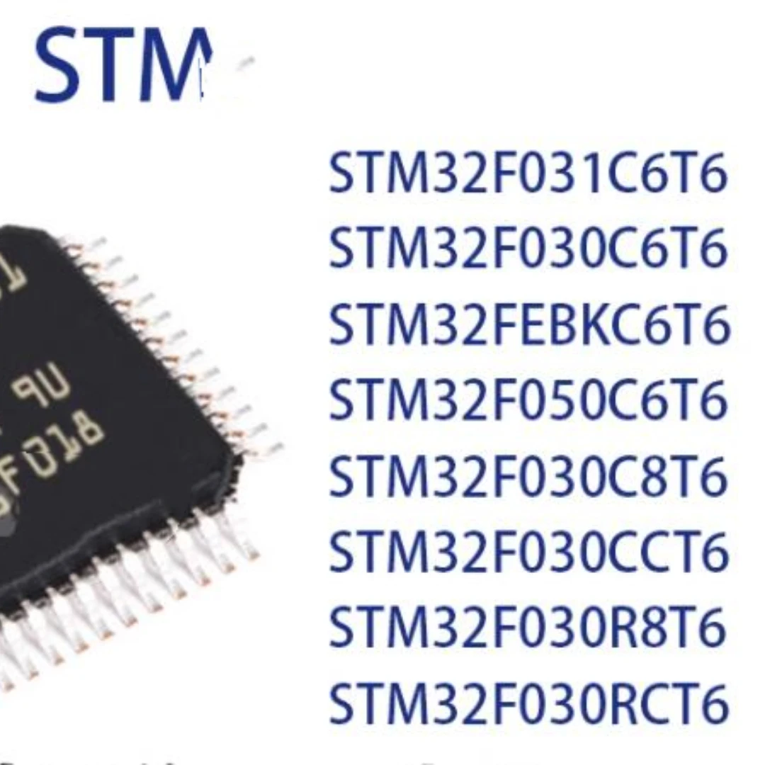 30pcs/LOT STM32F030C8T6 STM32F030F4P6 STM32F030K6T6 STM32F030R8T6 STM32F030CCT6 STM32F030C6T6 K6T6 CCT6 32-bit MCU