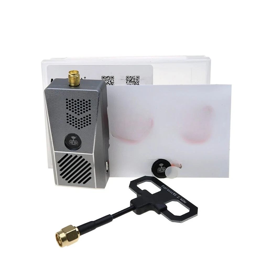 ES24TX Slim Pro 2.4G ExpressLRS ELRS Nano TX Module with CNC Shell Cooling Fan for TBS Tango 2 Pro FRSKY X-Lite X9