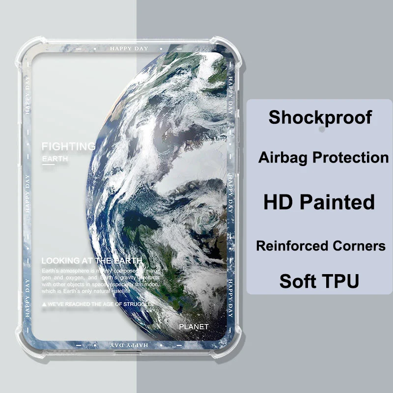ل Boox Poke4S كريستال حالة كزة 4 4S HD رسمت كيس الهواء 360 حماية ماتي عودة شل ل Boox Poke 5 5S MiniC Tab8 Tab8C