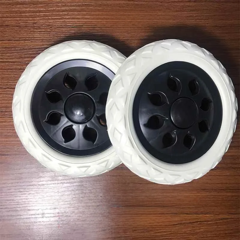 ショッピングカートや小型プッシュプルカート用の防音ゴムホイール-キッチン収納オーガナイザー-手押しカート用アクセサリー